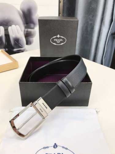 Prada. Due To The Different Shades Of Color On Both Sides, This 3.4 Cm Wide Reve