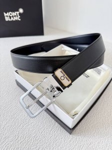 Product Name: Montblanc Original Single Belt/Leather Bag (Ddd) Model: Pin Buckle