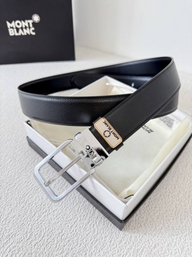 Product Name: Montblanc Original Single Belt/Leather Bag (Ddd) Model: Pin Buckle