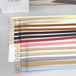 2.0Cm Dior belt, double-sided top layer cowhide, length: .75.80.85.9095.100 Euro