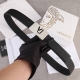 Width 3.5 Cm Versace Belts: This Goatskin Belt Features A Buckle Adorned With Th