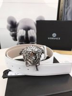 Versace This Belt Is Crafted From Soft Greca Embossed Leather In Italy, Featurin