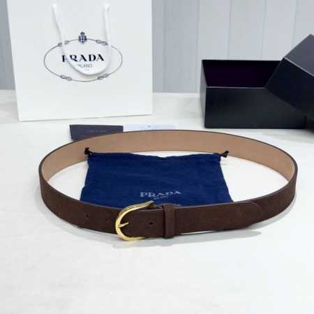 Prada, stylish and sophisticated! Versatile and elegant, 3.5cm wide. (Official - Click Image to Close