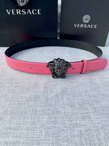 Width: 3.0 Cm Versace This Plain-Weave Belt Features The Iconic Versace Medusa H