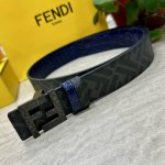 Fendi Same style as Fendi counters Width 4.0cm Double ring reversible belt Ff pr