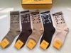 Fendi Ff new arrival long socks, one box contains five pairs. Super classic doub