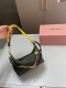 Miumiu Miu Miu lunch box bag shoulder crossbody bag Lightweight and convenient,