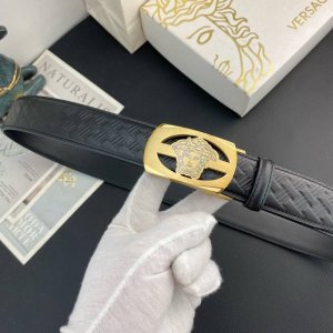 Versace Special Automatic Leather Belt Series, Original Hardware Boutique Stainl