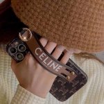Celine straight-edge polka dot photo frame, wristband phone case, full-cover fro