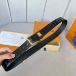 L0Uis Vuitt0N This season's new men's belt, 35mm wide, crafted from classic doub