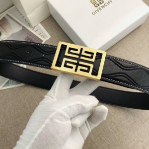 Givenchy Special Leather Belt Series, Original Factory Stainless Steel Buckle, S