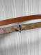 2.0 width, new style of the season, double-sided belt with imported cowhide on o
