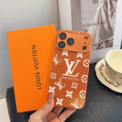 Starry Orange Series LV Phone Case Model: To avoid model errors, please check t