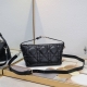 Diortravel Nomad Clutch Black Calfskin Oversized Cannage Designed by Maria Grazi