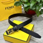 Fendl Women's belt width 3.0cm, same as Fendi counter, made of double-sided firs