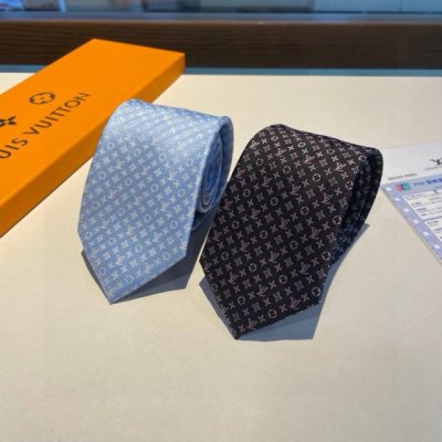 Lv monogram tie, Louis Vuitton classic tie monogram jacquard design, a must-have