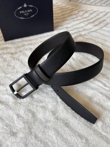 Rada Men's Reversible Waistband Belt (3.4cm), same style as in Prada boutiques. Rada Men's Reversible Waistband Belt (3.4cm), same style as in Prada boutiques.