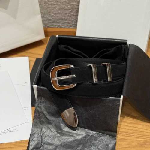 Western Medium 25mm Leather Belt (Ddd) This belt is made of suede cowhide leathe