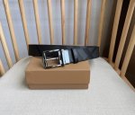 Burberry Original Fabric, Width 3.4 Cm, Lined With Top-Grain Calfskin. Features