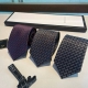 G's new men's tie, rare classic small G logo jacquard, ideal choice to show exqu