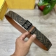 Special Fendi Fendi Counter Same Style Width 4.0Cm Double Ring Reversible Belt F