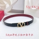 3.0 Cm Valentino Belt, Double-Sided Top-Grain Leather, Length: 75, 80, 85, 90, 9
