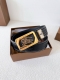 Product Name: Burberry Belt Original Model: Buckle Classic Pure Steel Material B