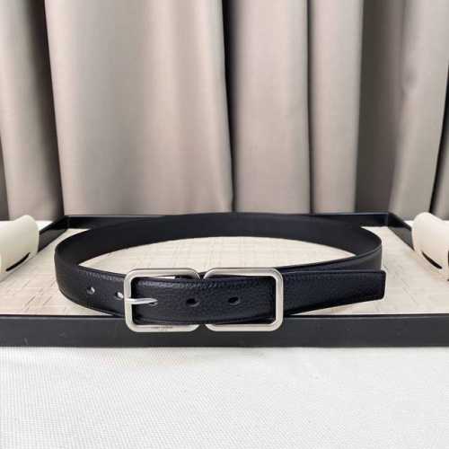 Saint Laurent Saint Laurent Women's Belt Latest Model, Imported Cowhide, Every S