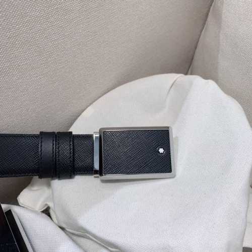 Wanbaojia-Original# Business Leather Belt Simple Design, The Choice Of Taste Low