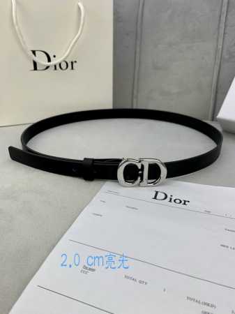 Width 2.0 Cm Dior Saddle Imported Calfskin Belt With Metal Cd Logo, Made With Im - Click Image to Close