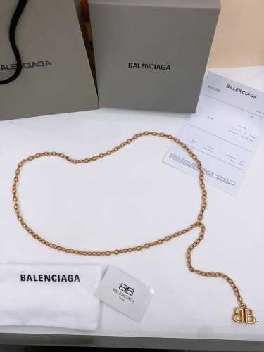 Balenciaga Parisian Family Monaco Distressed Gold Brass Chain Belt, Appeared In