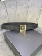 Width: 4.0 Cm Versace This Canvas Belt With A Leather Base And A Signature Versa