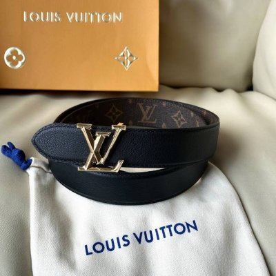 L0Uis Vuitt0N This season's new original belt width 35mm Classic waterproof canv