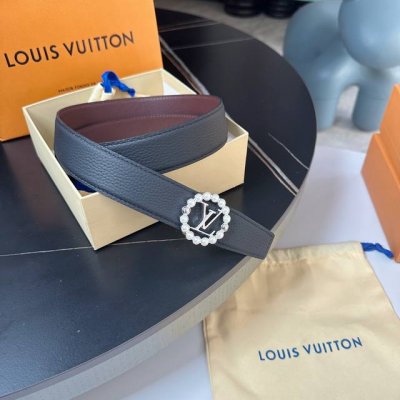 Original Packaging L0Uis Vuitt0N Donkey Couple's Original Belt Width 35Mm The Be