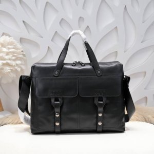 Bv - The latest men's briefcase. Original quality. Made with premium waxed cowhi