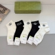 Packaged with 5 pairs of Gucci bamboo cotton ankle socks. Recommended by Instag
