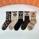 Special Packaging Louis Vuitton New Mid-Length Slouch Socks! Five pairs per box,