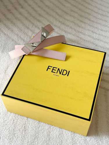 Special Fendi Women's Small Waist Belt, 2.0 Cm Wide, Top-Grain Full-Grain Cowhid