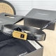 sa Int Laurent Saint Laurent Women's Belt Real Gold Electroplated Buckle Ital