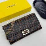 Fendi 621666 Color: Black, Dark Brown Size: 19*10.5*3.5 Fendi counter synchroniz