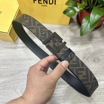 Image Packaging Fendi Fendi Store-Exclusive Style 4.0Cm Wide Double-Ring Reversi