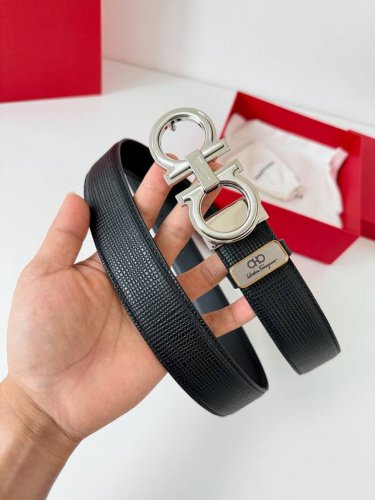 Product Name: Ferragamo Belt, Original Single Belt Model: Hook, Classic Buckle