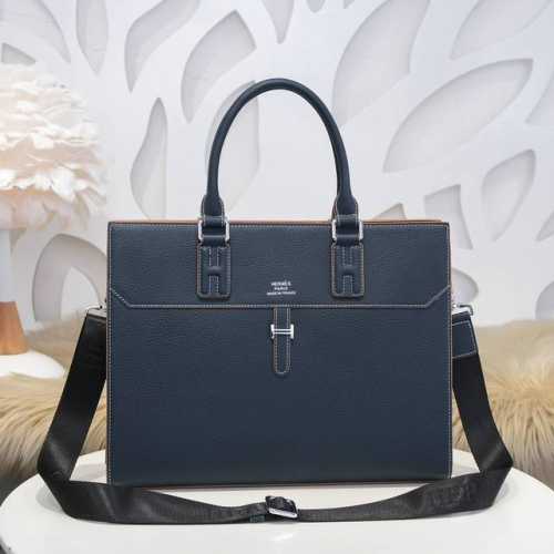 Hermes - Hermes' latest men's briefcase is made of original calfskin leather wi