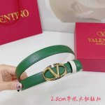 2.0Cm Valentino Plain Weave Belt, Double-Sided Top-Grain Leather, Length: .75.80