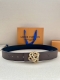 4.0-Inch Lv Dynasty Double-Sided Belt Debuted At Pharrell Williams' Men's Fashio