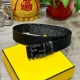 Fendi Same Style As Fendi Counters Width 4.0Cm Double Loop Reversible Belt Ff Pr