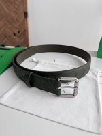 Bv 2026 Newest Men's Braided Belt, Handmade Intreccio Large Check Braid, Italian