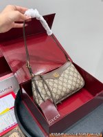 Gift box packagingUpgraded quality! With leatherGucci retro monogram Ophidia und