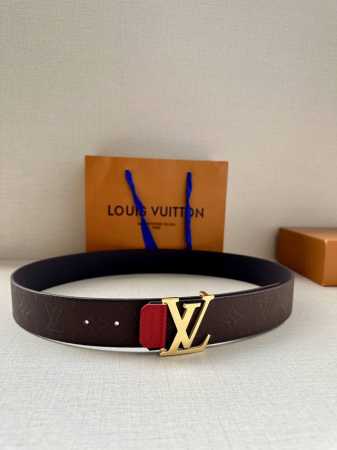 lv4.0 Wide Shadow Belt Has The Classic Style Of Monogram Shadow Leather And T - Click Image to Close