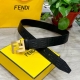 Fendi Fendi wide 38mm logo belt. Original Ff brass buckle, made of imported orig